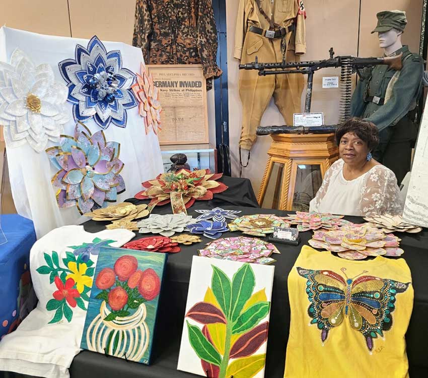 veteran with artwork 
