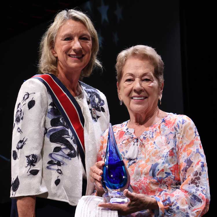 American Legion Auxiliary Public Spirit Award recipient Ann Mills-Griffiths