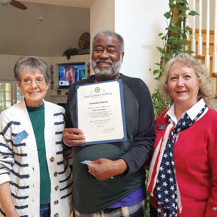 Unit 175 members honor veterans 